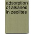 Adsorption of alkanes in zeolites