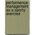 Performance management as a sporty exercise