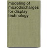 Modeling of microdischarges for display technology door G.J.M. Hagelaar