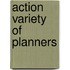 Action variety of planners