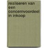 Realiseren van een concernvoordeel in inkoop