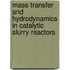 Mass transfer and hydrodynamics in catalytic slurry reactors