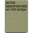 Active spectroscopy on HID lamps