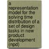 A representation model for the solving time distribution of a set of design tasks in new product development (NPD)