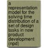 A representation model for the solving time distribution of a set of design tasks in new product development (NPD)
