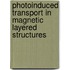 Photoinduced transport in magnetic layered structures