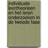 Individuele leertheorieen en het leren onderzoeken in de Tweede Fase