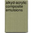 Alkyd-acrylic composite emulsions