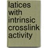 Latices with intrinsic crosslink activity