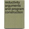 Reductivity arguments and program construction door H. Doornbos