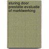 Sturing door prestatie-evaluatie of marktwerking by E.G.J. Vosselman
