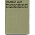 Modellen voor keuzeprocessen en activiteitenpatronen