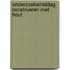 Onderzoeksmiddag construeren met hout