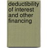 Deductibility of interest and other financing door Onbekend