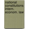 National constitutions intern. econom. law by Hilf