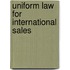 Uniform law for international sales