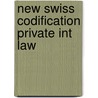 New swiss codification private int law door Overbeck