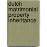 Dutch matrimonial property inheritance by Burght
