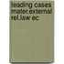 Leading cases mater.external rel.law ec