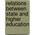 Relations between state and higher education