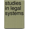 Studies in legal systems door Onbekend