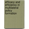 Efficacy and efficiency in multilateral policy formation door R.T. Jurrjens