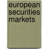 European securities markets door G. Ferrarini