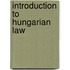 Introduction to Hungarian law