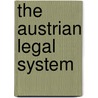 The Austrian legal system door H. Hausmaninger