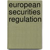 European Securities Regulation door Warren, Manning Gilbert