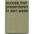 Succes met presenteren in een week