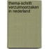 Thema-schrift verzuimoorzaken in Nederland