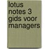Lotus Notes 3 gids voor managers