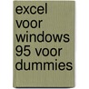 Excel voor Windows 95 voor Dummies door G. Harvey