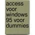 Access voor Windows 95 voor Dummies