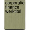 Corporatie finance werktitel door Brealey