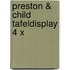 Preston & Child Tafeldisplay 4 x