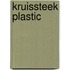 Kruissteek plastic