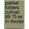 Pakket folders culinair 89 75 ex in doosje door Onbekend