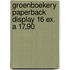 Groenboekery paperback display 16 ex. a 17,90