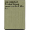 Groenboeken toonbankdoos consumentenfolder 92 door Onbekend