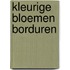 Kleurige bloemen borduren