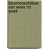 Bloemenschikken van week tot week