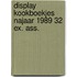 Display kookboekjes najaar 1989 32 ex. ass.