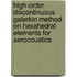 High-order discontinuous Galerkin method on hexahedral elements for aerocoustics