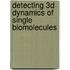 Detecting 3D dynamics of single biomolecules