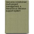 Resource-constrained multi-project management, a hierarchical decision support system