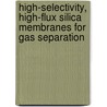 High-selectivity, high-flux silica membranes for gas separation by R.M. de Vos