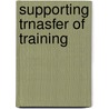 Supporting trnasfer of training door D.J. Nijman