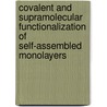Covalent and supramolecular functionalization of self-assembled monolayers by B. Dordi